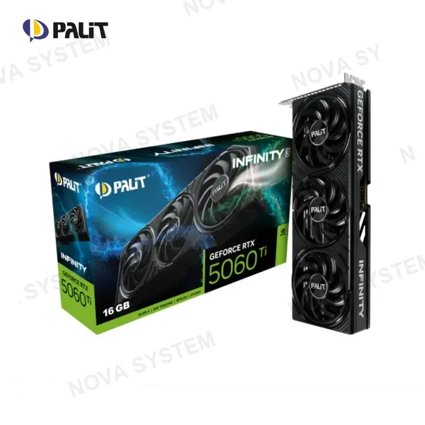TARJETA DE VIDEO PALIT GEFORCE RTX 5070 TI GAMINGPRO-S OC 16GB GDDR7/ 256BIT 3-DP HDMI