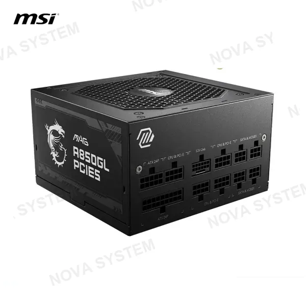 FUENTE DE PODER MSI MAG A850GL 850W PCIE5 80PLUS GOLD ATX MODULAR