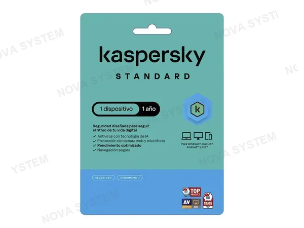 ANTIVIRUS KASPERSKY STANDARD ( KL1041DDAFS ) BUNDLE 1 PC, 1 AÑO (DIGITAL)