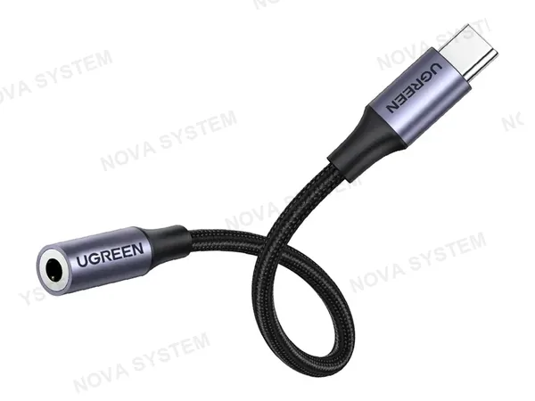 ADAPTADOR DE AUDIO GENERICO USB TYPE C MACHO -- A -- JACK HEMBRA 3.5MM