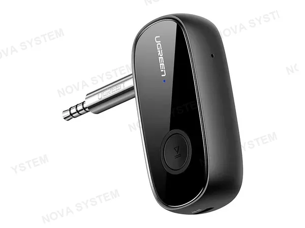 ADAPTADOR BLUETOOTH 5.0 AUX CAR UGREEN, BLUETOOTH RCA RECEPTOR 5,0 APTX LE 3,5MM, CONEXIÓN ESTABLE A UNA DISTANCIA HASTA 10 M (6957303873043)