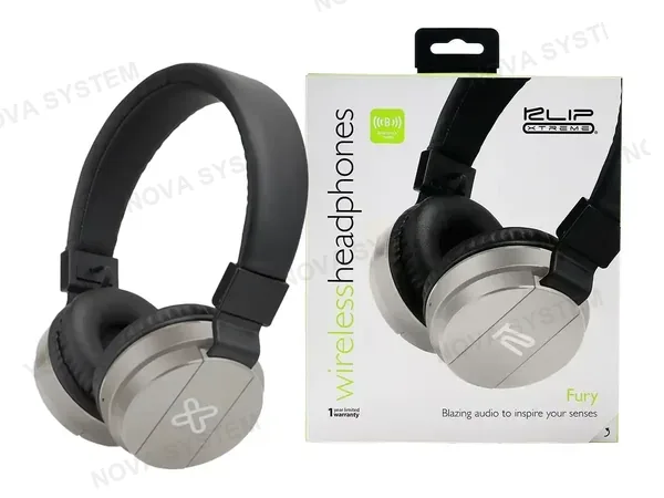 AURICULAR INALAMBRICO KLIP XTREME (KHS-620SV) CON MICROFONO, PLATA