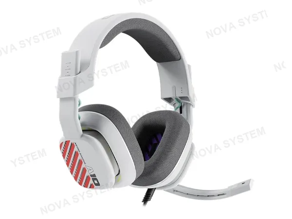 AURICULAR LOGITECH ASTRO A10 G2 GAMING (939-002063) CON MICROFONO,MULTI-PLATFORM FOR PC/MAC/PS5/XBOX/SWITCH, BLANCO