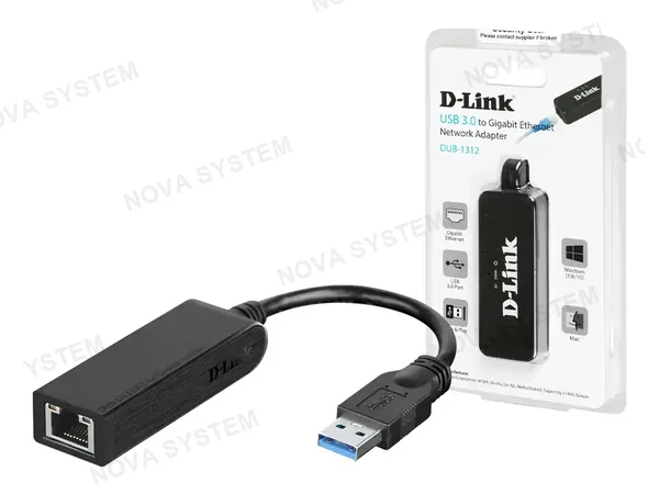 ADAPTADOR DE RED USB 3.0 A RJ45 D-LINK 10/100/1000 MBPS (DUB-1312)