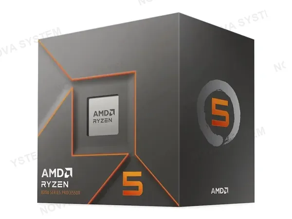 PROCESADOR AMD RYZEN 5 8400F 4.2GHZ HASTA 4.7GHZ 16MB (100-100001591BOX) AM5, 6 NUCLEOS
