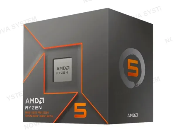 PROCESADOR AMD RYZEN 5 8500G 3.5GHZ HASTA 5GHZ 16MB (100-100000931BOX) AM5, 6 NUCLEOS, RADEON GRAPHICS