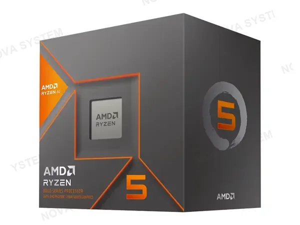 PROCESADOR AMD RYZEN 5 8600G 4.3GHZ HASTA 5GHZ 16MB (100-100001237BOX) AM5, 6 NUCLEOS, RADEON GRAPHICS