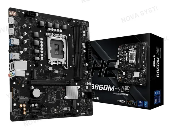 PLACA MADRE ASROCK B860M (B860M-H2), SOCKET LGA 1851, RAM DDR5, CORE ULTRA