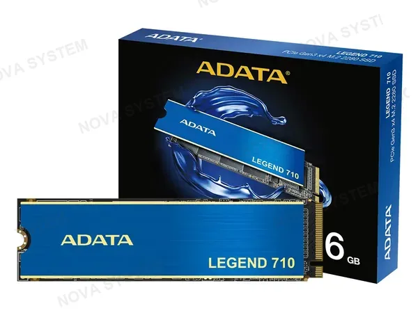 UNIDAD DE ALMACENAMIENTO SSD M.2 PCIE ADATA 256GB NVME LEGEND 710, 2280 (ALEG-710-256GCS) 2400MB/S, C/DISCIPADOR