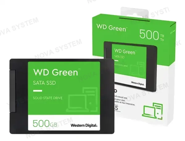 UNIDAD DE ALMACENAMIENTO SSD SATA 2.5 WESTERN DIGITAL 500 GB WD GREEN (WDS500G5G0A) 545MB/S