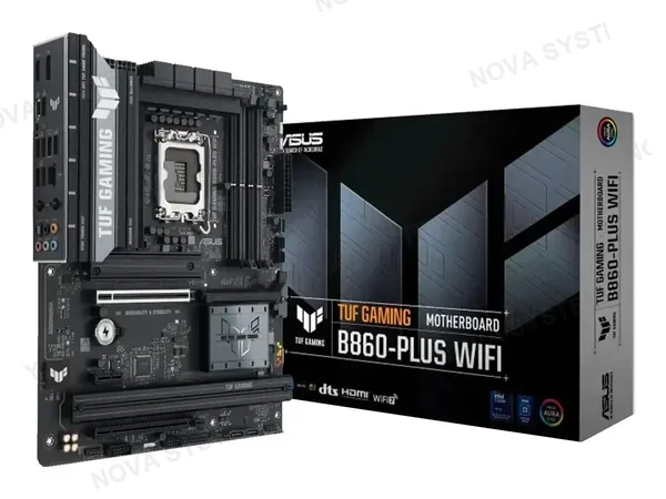 PLACA MADRE ASUS B860-PLUS TUF GAMING WIFI (90MB1JL0-M0EAY0) SOCKET LGA 1851, RAM DDR5 8666OC MT/S, CORE ULTRA, WIFI 7