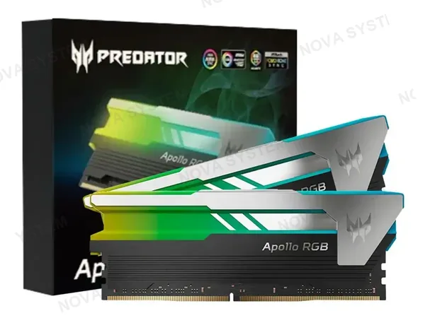 MEMORIA RAM ACER DDR4 16GB (8GBX2) PREDATOR APOLO (BL.9BWWR.226) 3200 MHZ, RGB