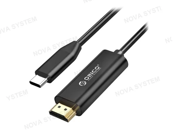 CABLE DE PUERTO HDMI -- A -- PUERTO USB TIPO C, ORICO, CABLE DE 2.0 METROS (CMH-WM20-BK-PRO)