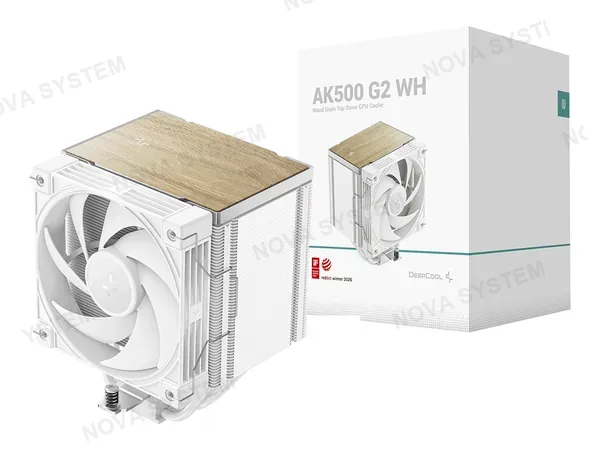 COOLER PARA PROCESADOR DEEPCOOL AK500 G2 WH (R-AK500G2-BKNNMN-GJD) 120MM