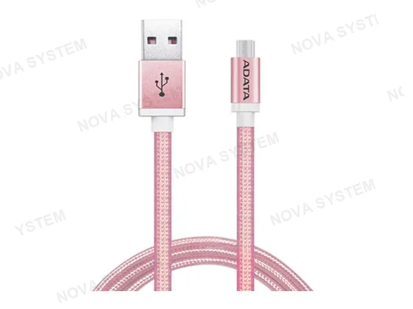 CABLE DE PUERTO USB MACHO -- A -- PUERTO MINI USB MACHO, ADATA, VELOCIDAD DE TRANFERENCIA 480 MBIT/S, 1 METRO, MATERIAL CABLE NAYLON (AMUCAL-10