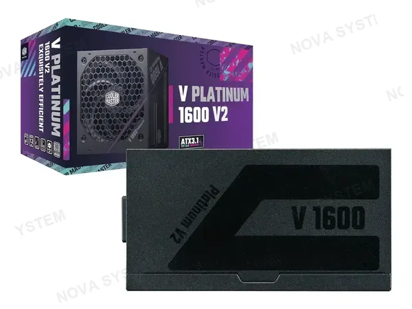 FUENTE DE PODER COOLER MASTER 1600W V2 ATX 3.1 (MPZ-G002-AFAP-BUS) ATX, 80 PLUS PLATINUM, MODULAR, NEGRO