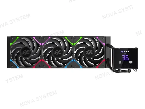 SISTEMA DE ENFRIAMIENTO LIQUIDO XYZ HYDROTEMP 360 AIO (X-WC-HYDROTEMP-360W) LED ARGB, WHITE