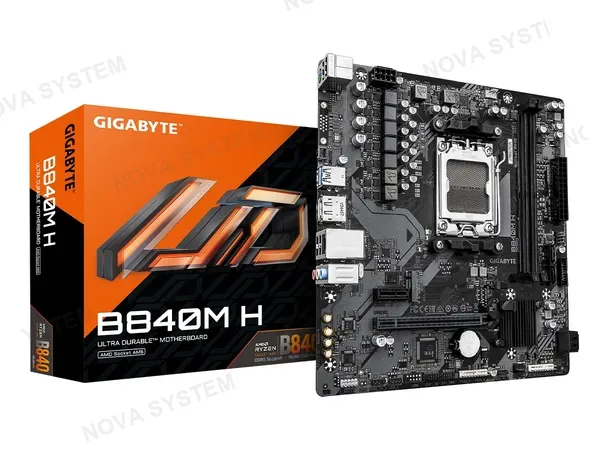 PLACA MADRE GIGABYTE B840M H (B840M-H) SOCKET AMD AM5, MATX