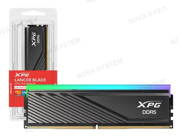 MEMORIA RAM XPG DDR5 8GB LANCER BLADE RGB (AX5U5600C468G-SLABRBK) 5600MT/S, CL30, NEGRO