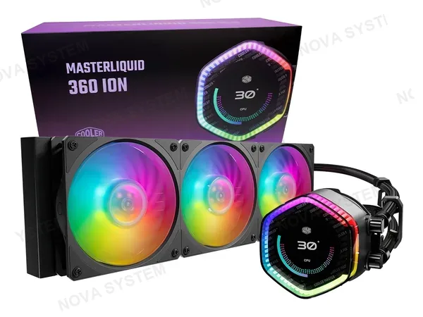 SISTEMA DE ENFRIAMIENTO LIQUIDO COOLER MASTER MASTERLIQUID 360 ION, ARGB (MLY-D36M-A24PZ-R1)