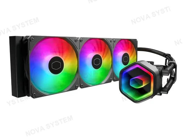 SISTEMA DE ENFRIAMIENTO LIQUIDO COOLER MASTER MASTERLIQUID 360 CORE II (MLW-D36M-A18PA-R1) 3 VENTILADORES, LED ARGB