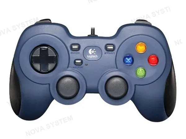 GAMEPAD LOGITECH F310, 4 MANDO DE DIRECCIÓN CONMUTADORES, CABLE DE 1,8 METROS, COLOR AZUL C/ NEGRO (940-000110)
