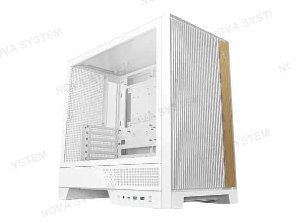CASE DEEPCOOL CL600 WH (R-CL600-WHNNA2-G-1-E-3) PANEL DE VIDRIO, 2 VENTILADORES, LED ARGB, BLANCO-34082