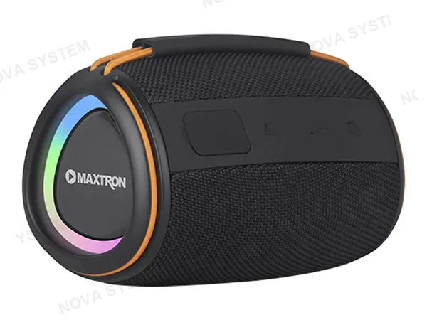 PARLANTE INALAMBRICO MAXTRON BOOMER 1 MX301 (MAXTRON BOOMER 1 MX 301) INTERFAZ USB, SD, FM, NEGRO