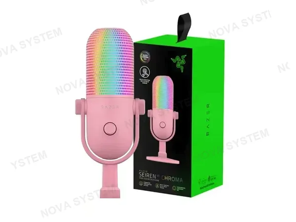 MICROFONO RAZER SEIREN V3 CHROMA (RZ19-05060300-R3U1) INTERFAZ USB, PINK