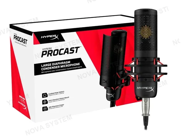 MICROFONO HYPERX PROCAST (699Z0AA) NEGRO