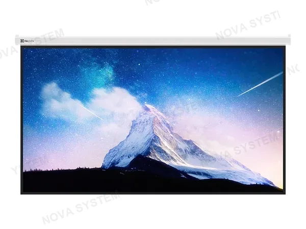 ECRAN PANTALLA DE PROYECCIÓN KLIP DE COLOR BLANCO, PARA COLGAR EN PARED ( KX KPS-313 ) 100"