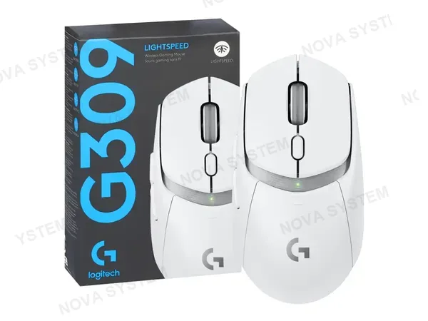 MOUSE INALAMBRICO LOGITECH G309 LIGHTSPEED GAMING (910-007206) HASTA 25K DPI, BLANCO