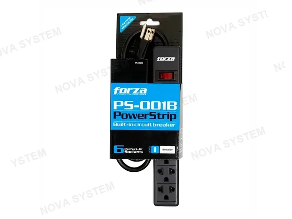 REGLETA FORZA 6 TOMAS (PS-001B)