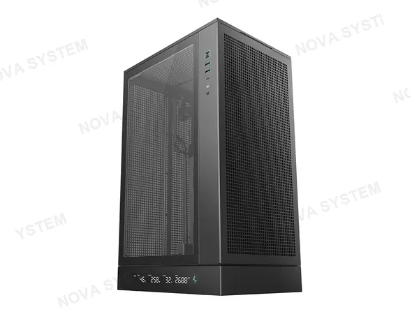 CASE DEEPCOOL CH270 DIGITAL (CACADE0141-E-3) PANEL DE VIDRIO, PANTALLA DE MONITORIZACION, NEGRO-34078
