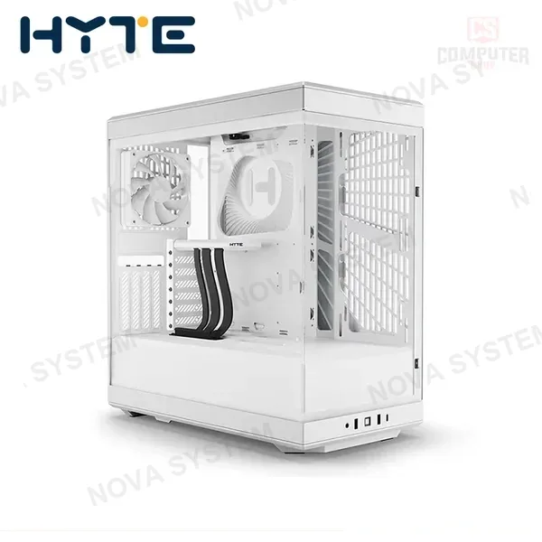 CASE HYTE Y40 WHITE S/FUENTE (CS-HYTE-Y40-WW) MID TOWER, PANELES DE VIDRIO TEMPLADO, BLANCO