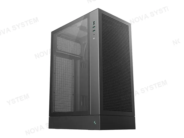 CASE DEEPCOOL CH170 PLUS (R-CH170-BKNGM0-G-E-3) PANEL DE VIDRIO, NEGRO-34081