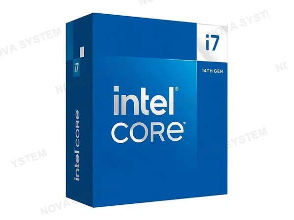 PROCESADOR INTEL CORE I7 14700F 2.1GHZ HASTA 5.4GHZ 33MB (BX8071514700F) LGA 1700, 20 NUCLEOS, S/ GRAFICA, C/ COOLER