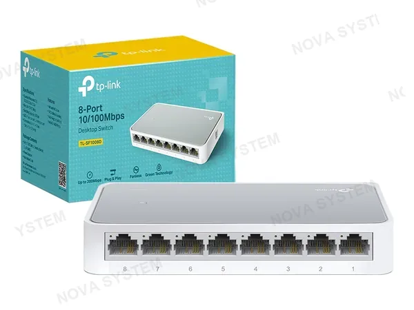 SWITCH TP-LINK 8 PUERTOS ( TL-SF1008D ) 10/100 MBPS