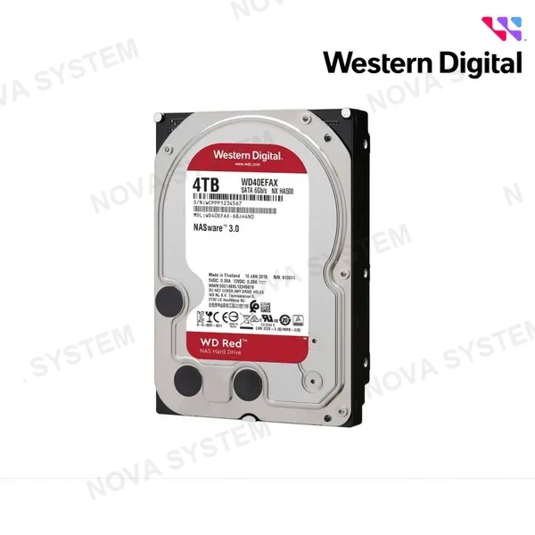 DISCO DURO WESTERN DIGITAL 4TB RED PLUS 3.5 ( WD40EFZZ ) SATA | 5400 RPM | CACHE 128MB | PARA N