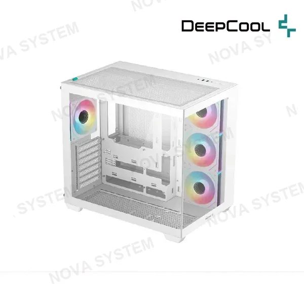 CASE DEEPCOOL GAMING CG530 ( R-CG530WHADA4-G-1 ) S/FUENTE | BLANCO | LED ARGB