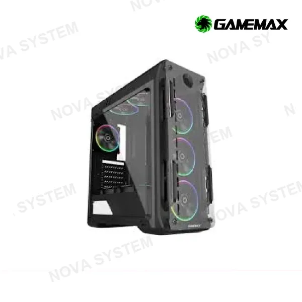 CASE GAMER GAMEMAX OPTICAL G510 ( MFG.G510 ) S/FUENTE | X4 FANES | LED RGB