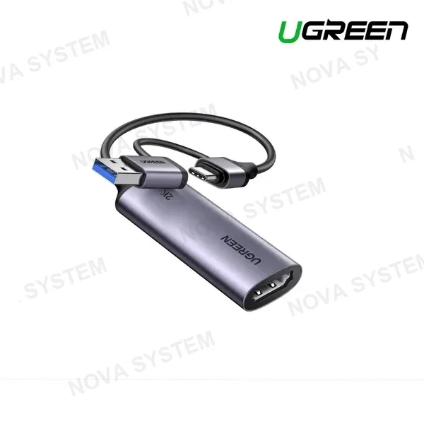 UGREEN 2K@30HZ VIDEO CAPTURE CARD ( 15389 ) HDMI TO USB 3.0 A / USB C