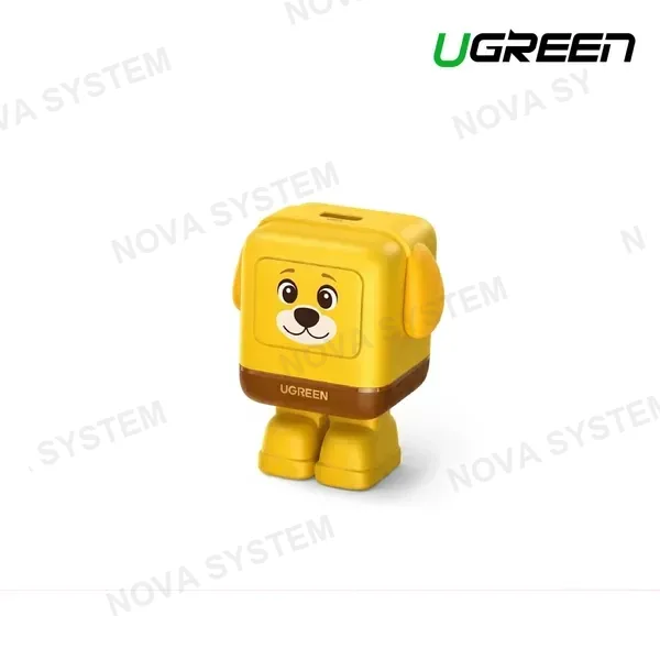 UGREEN CARGADOR GAN FAST CHARGER ( 85351 ) TYPE - C | PERRITO | AMARILLO