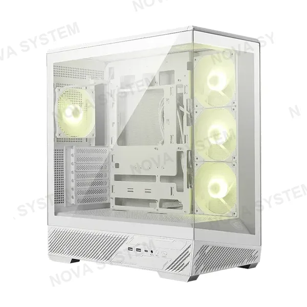 MSI MAG PANO 130R PZ WHITE Gabinete Mid-Tower Mini-ITX/Micro-ATX/ATX
