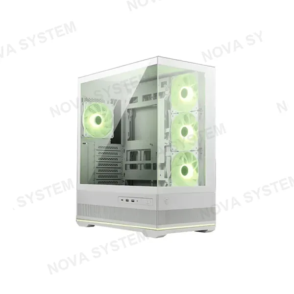 MSI MAG PANO 110R PZ WHITE Gabinete Mid Tower Mini-ITX, Micro-ATX, ATX