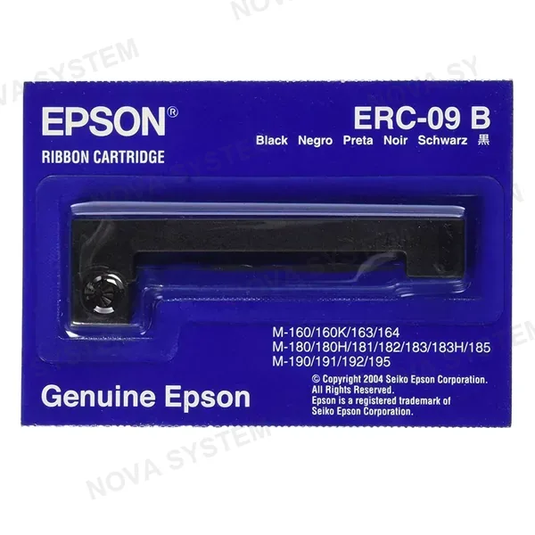 EPSON ERC-09B Cartucho de cinta negra para impresora