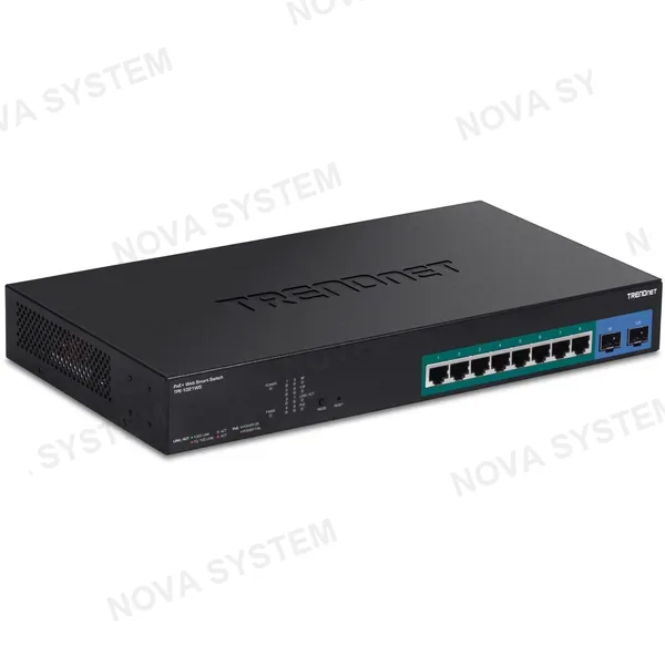 TRENDNET TPE-1021WS Switch PoE+ Web Smart 10 Puertos Gigabit