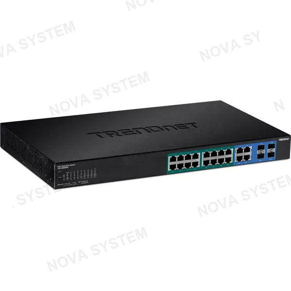 TRENDNET TRENDNET TPE-1620WSF Switch 20 Puertos PoE+ Web Smart Gigabit