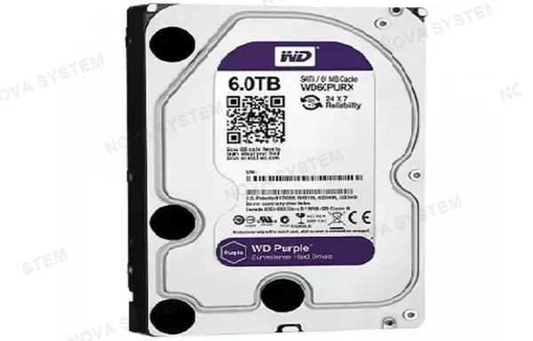 WESTERN DIGITAL WESTERN DIGITAL WD60PURX Purple 6TB Disco Duro 3.5" SATA 5400 RPM