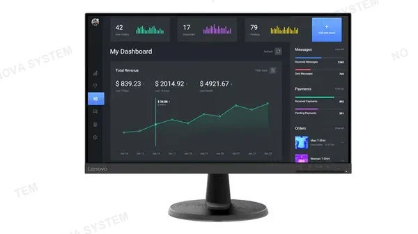 LENOVO LENOVO 63DCKAR6LA ThinkVision C24-40 Monitor 23.8" FHD VA WLED
